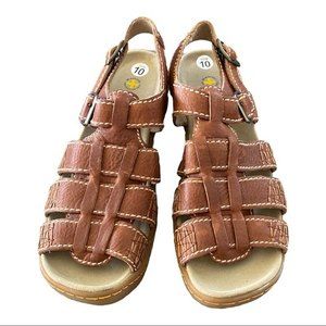 🌟 DR. MARTENS VINTAGE Y2K FISHERMAN SLING BACK PLATFORM SANDALS 🌟